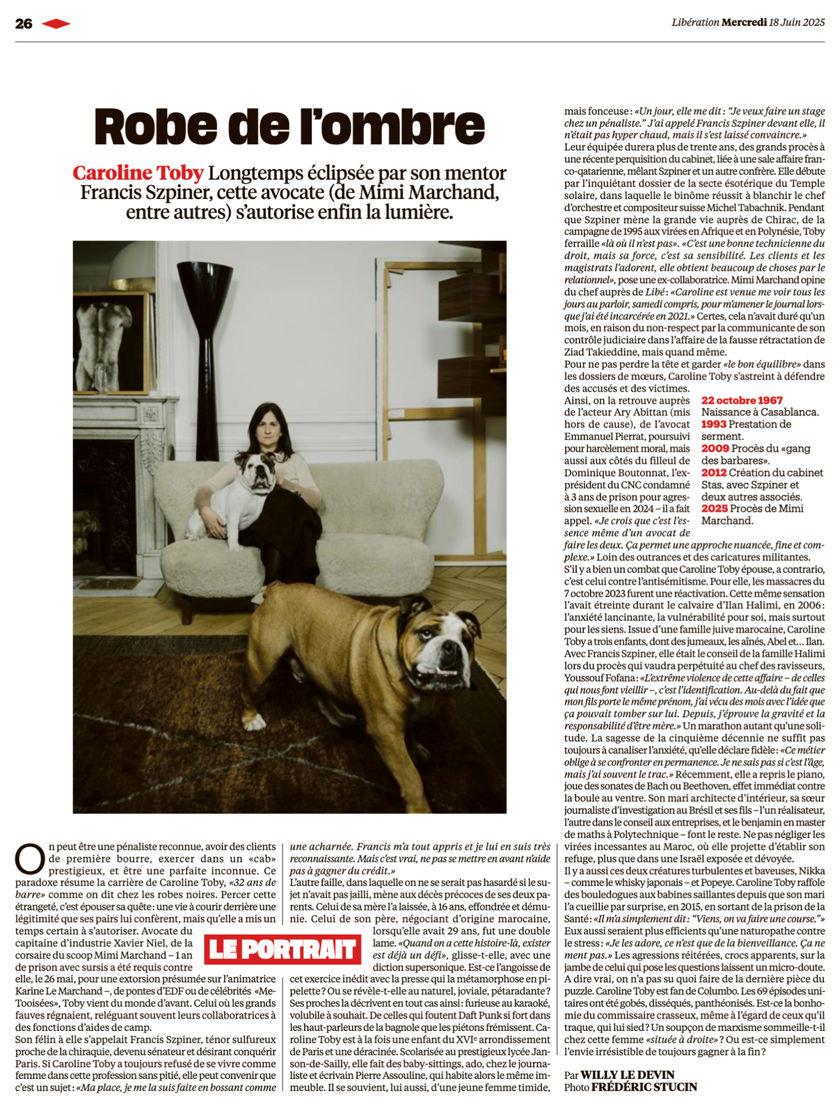 Willy Le Devin, Xavier Niel et Libération