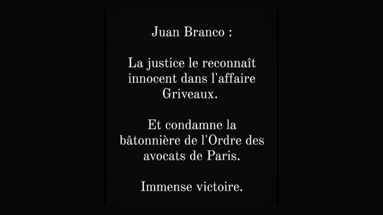 Affaire Griveaux : Juan Branco innocenté